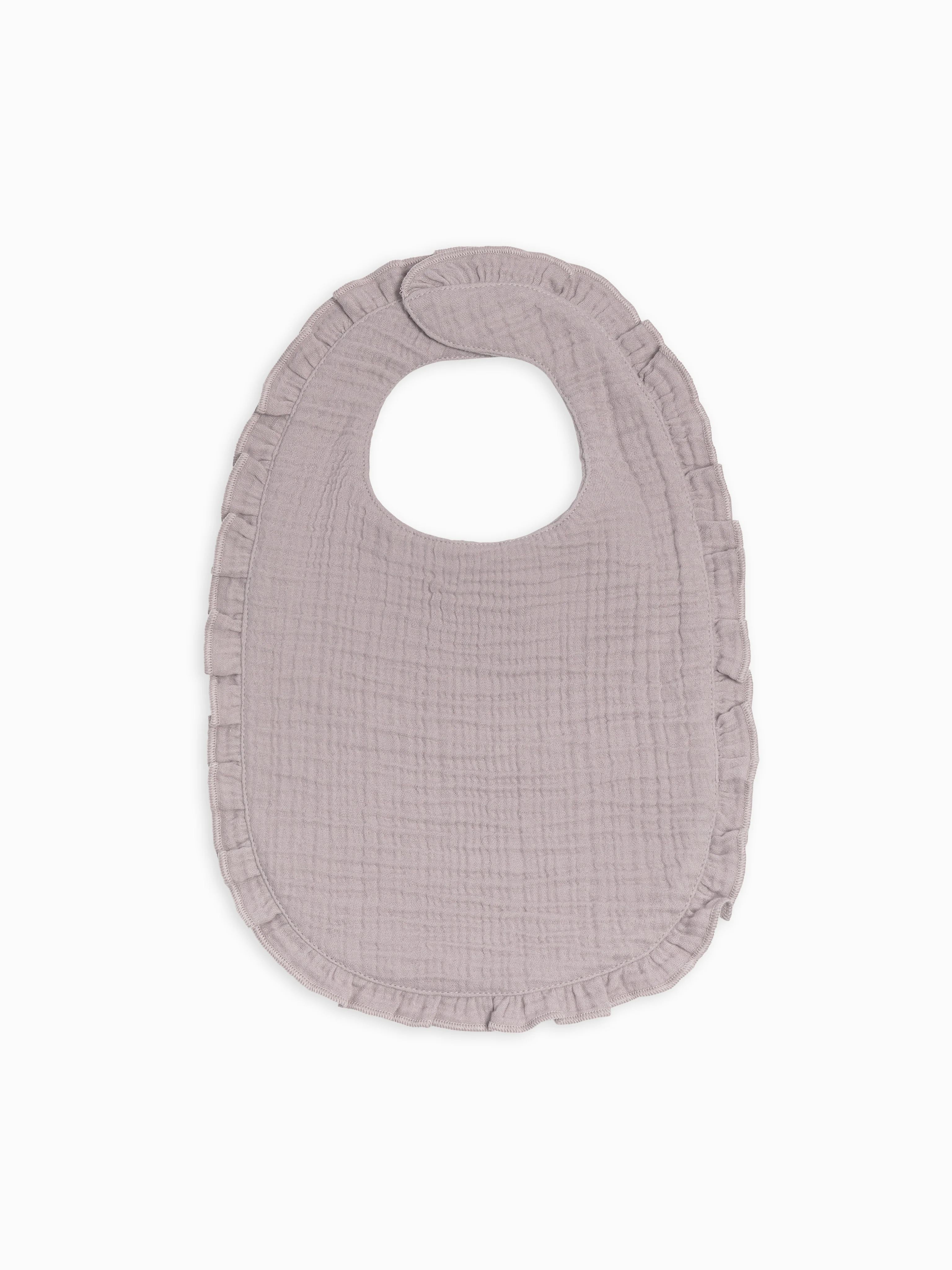 Muslin Ruffle Bib