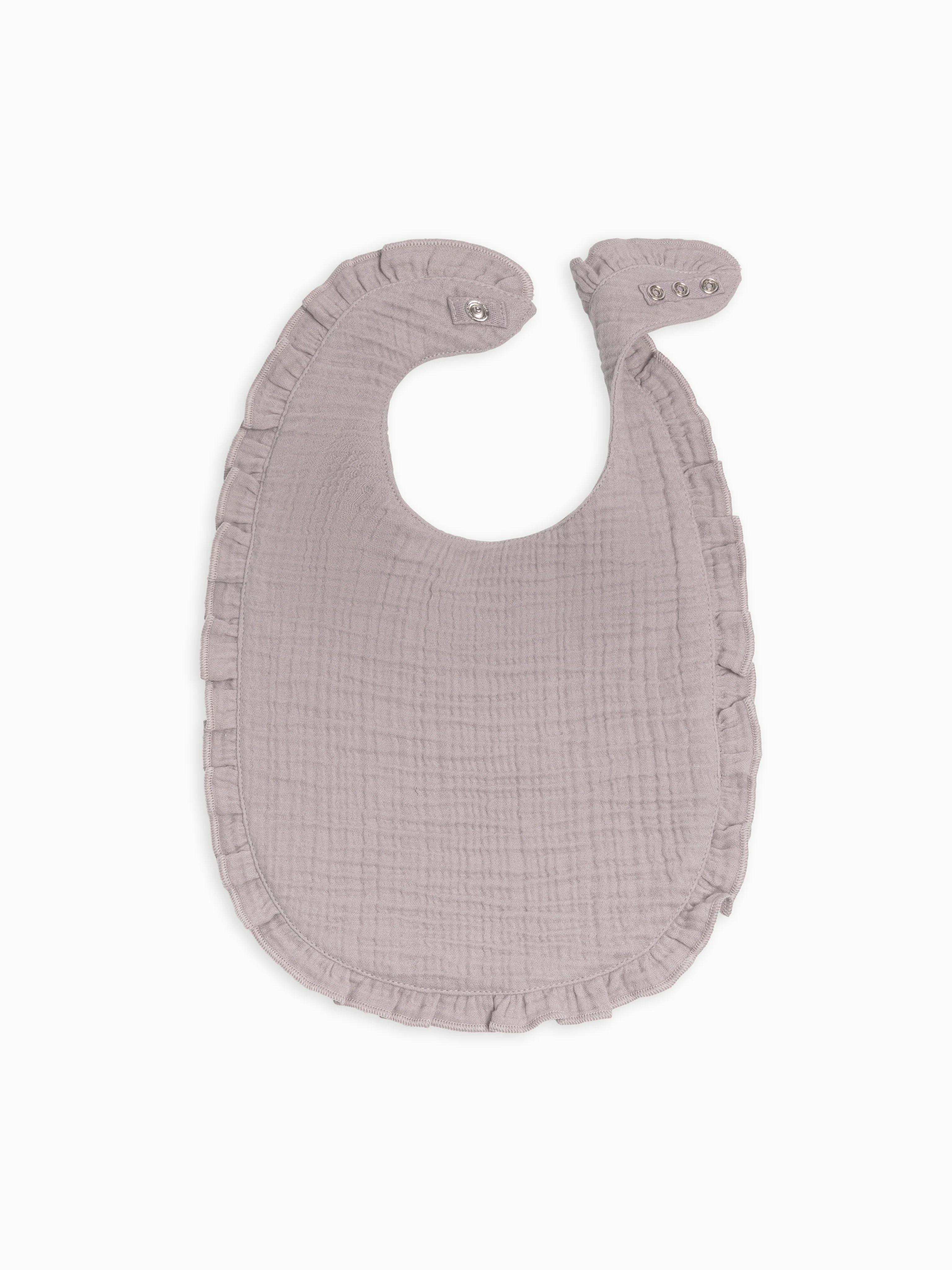 Muslin Ruffle Bib