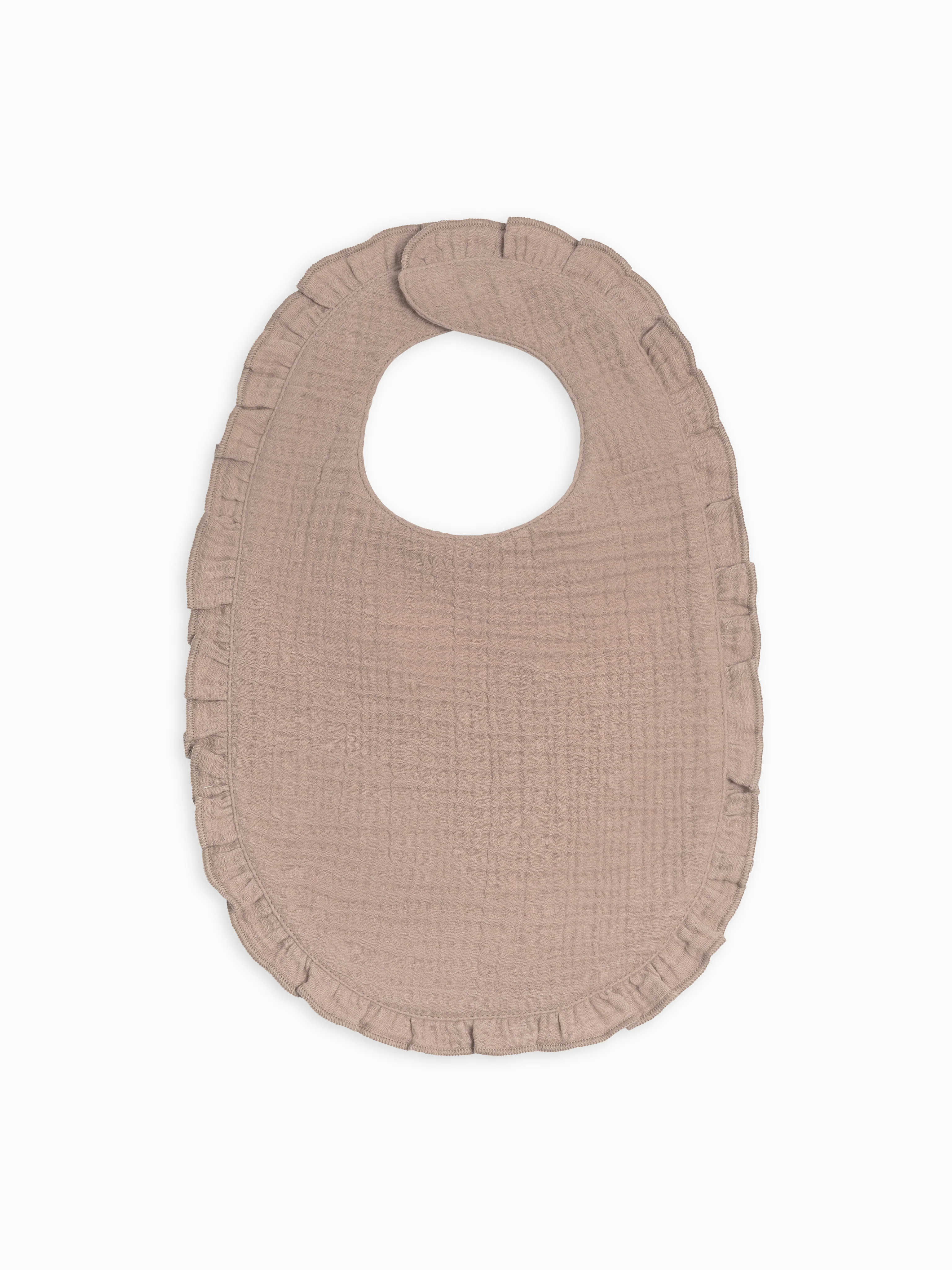 Muslin Ruffle Bib
