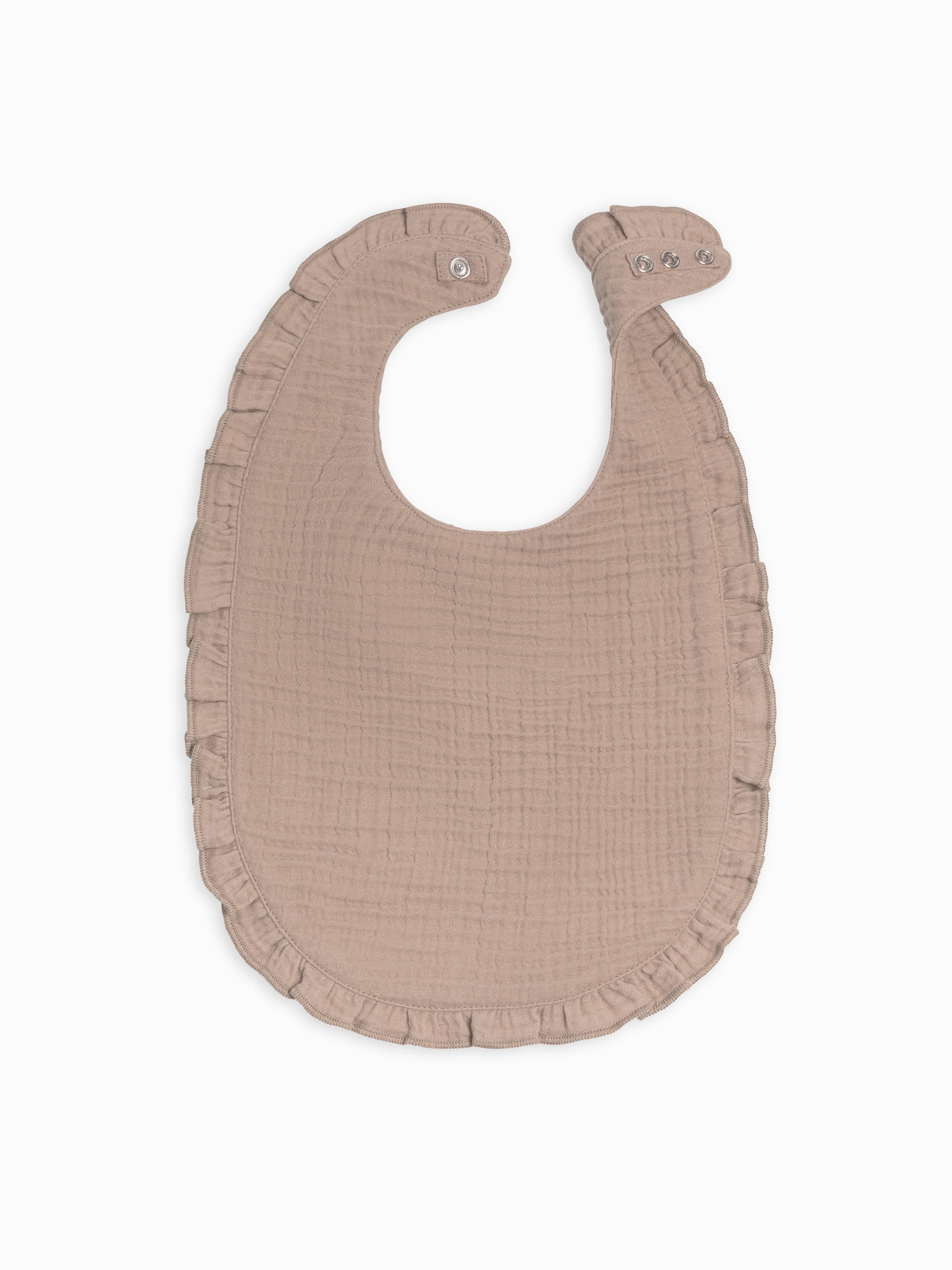 Muslin Ruffle Bib
