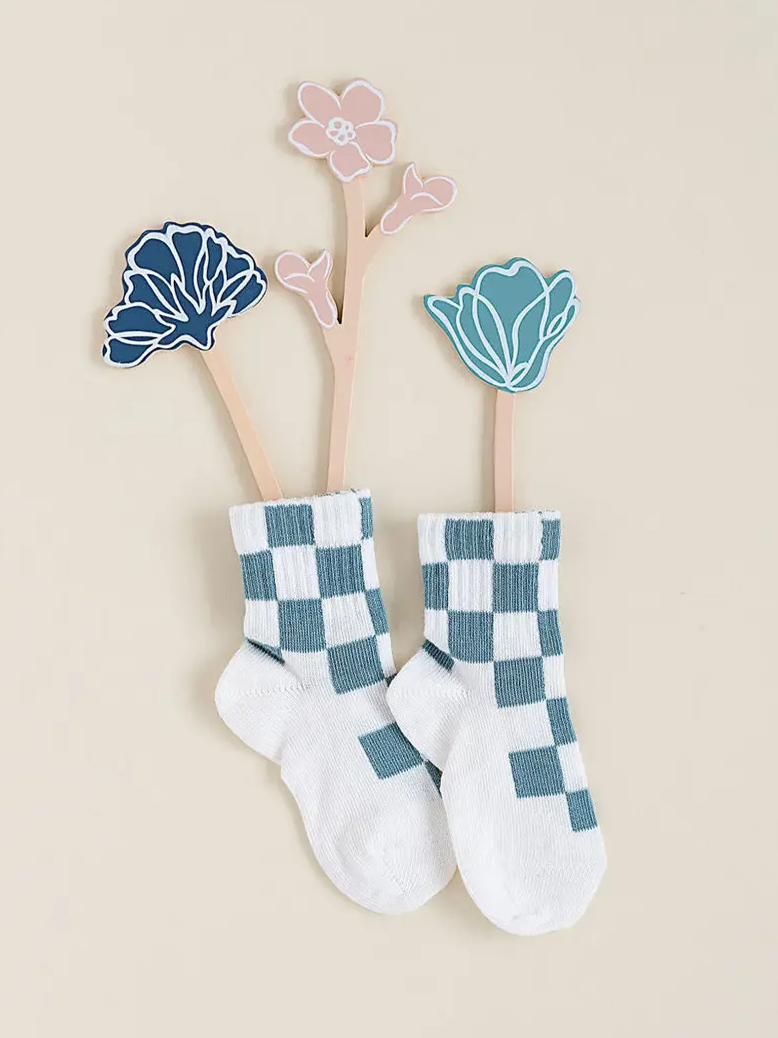 Checkerboard Ankle Sock