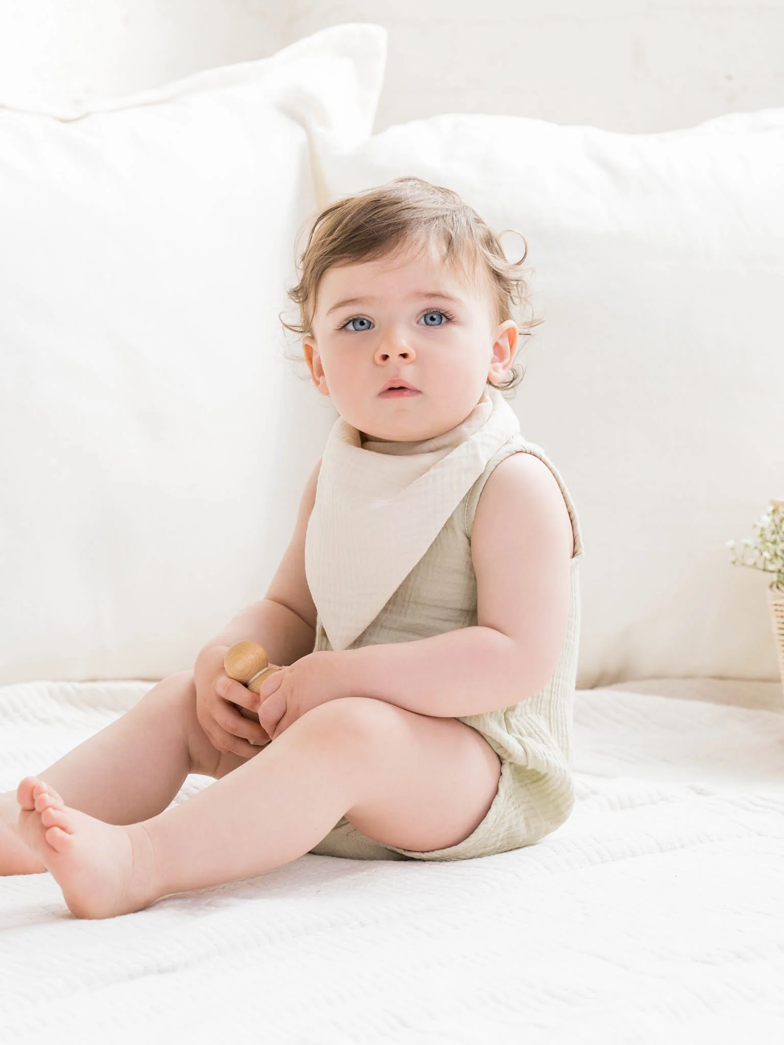 2-Pack Muslin Bandana Bibs