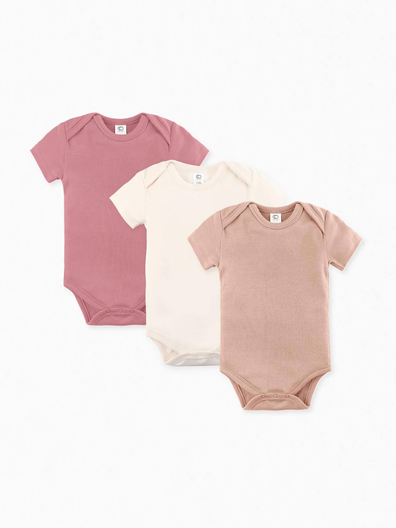 3-Pack Classic Short Sleeve Bodysuit Bundle