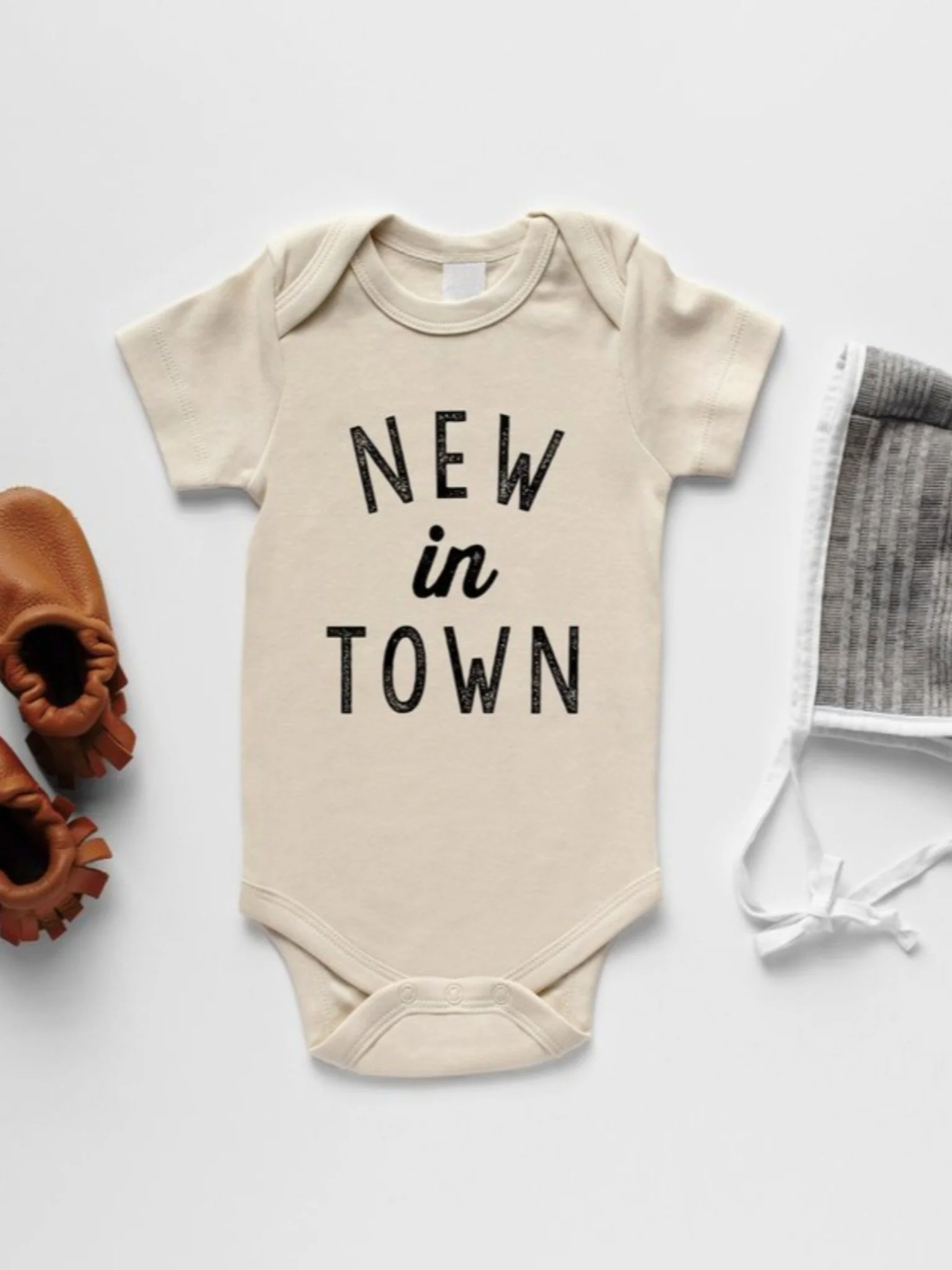 New in Town Short Sleeve Bodysuit
