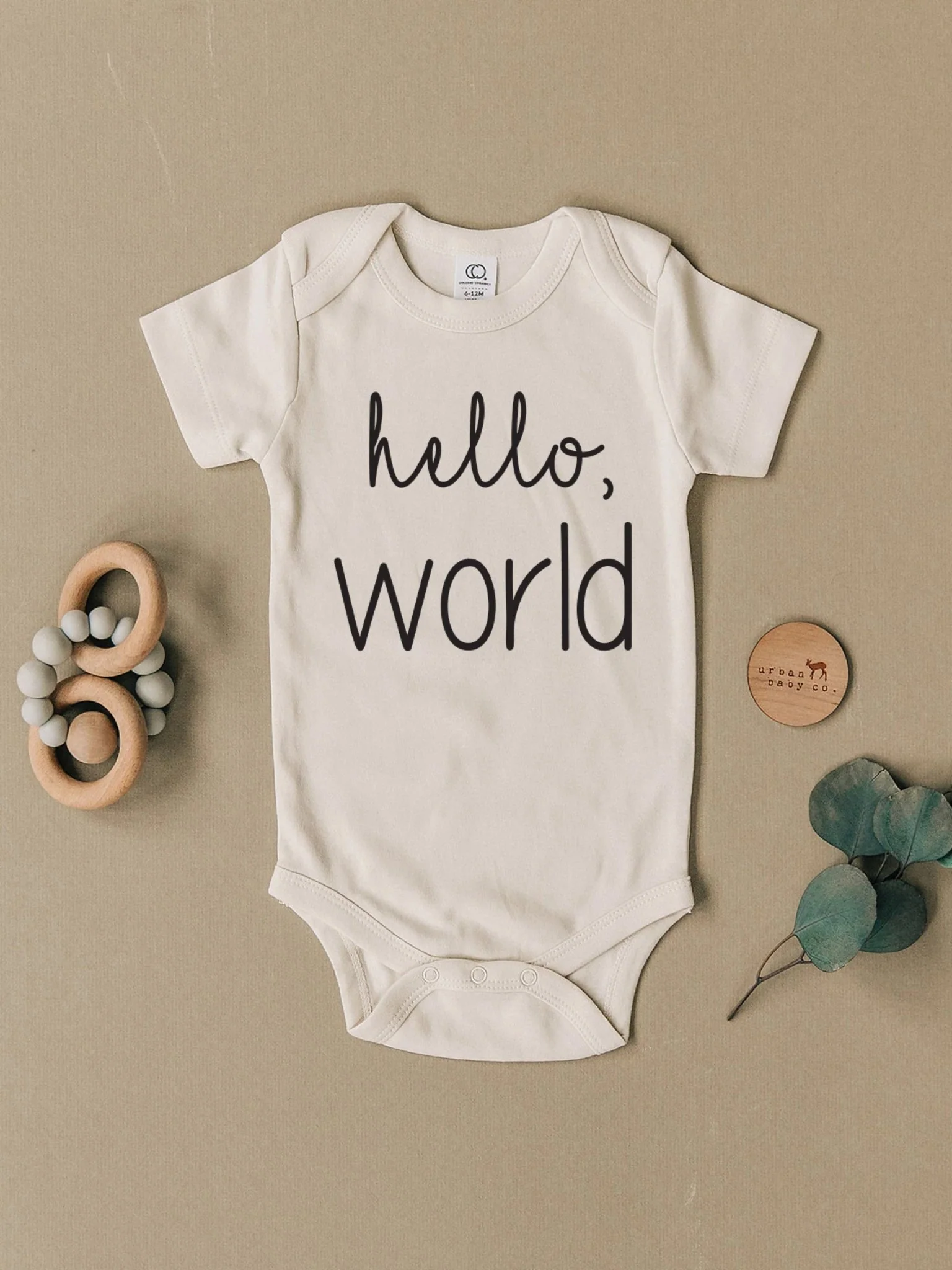 Hello, World Short Sleeve Bodysuit
