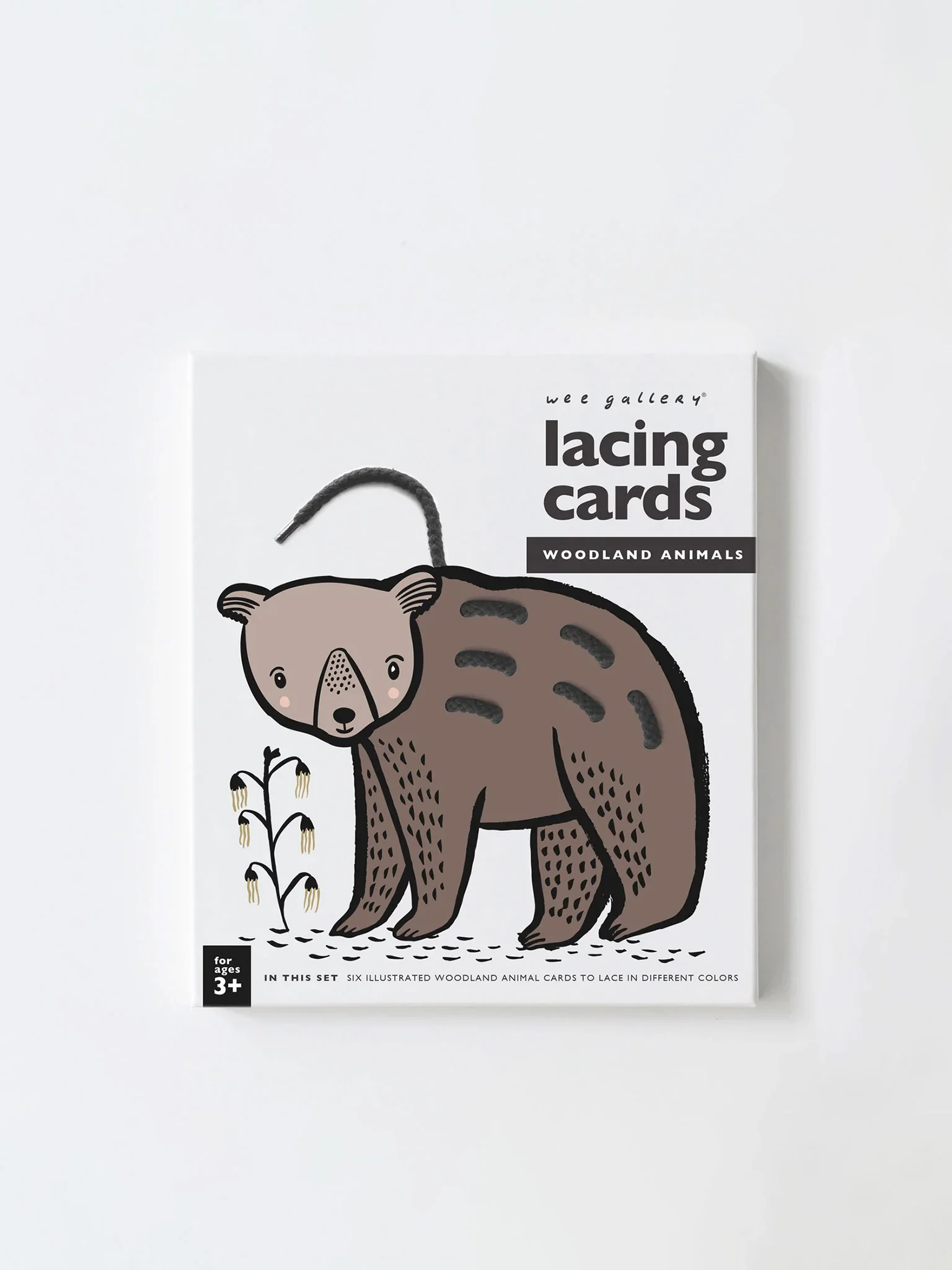 Woodland Animal Lacing Cards