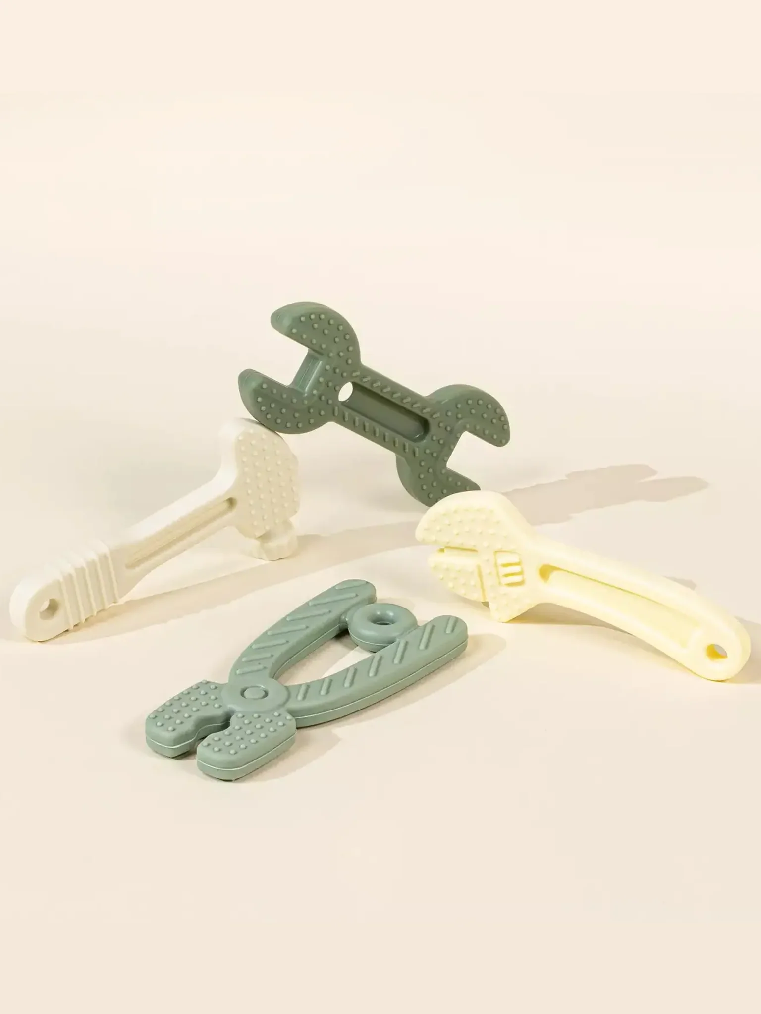 4 Piece Set Silicone Play Tools