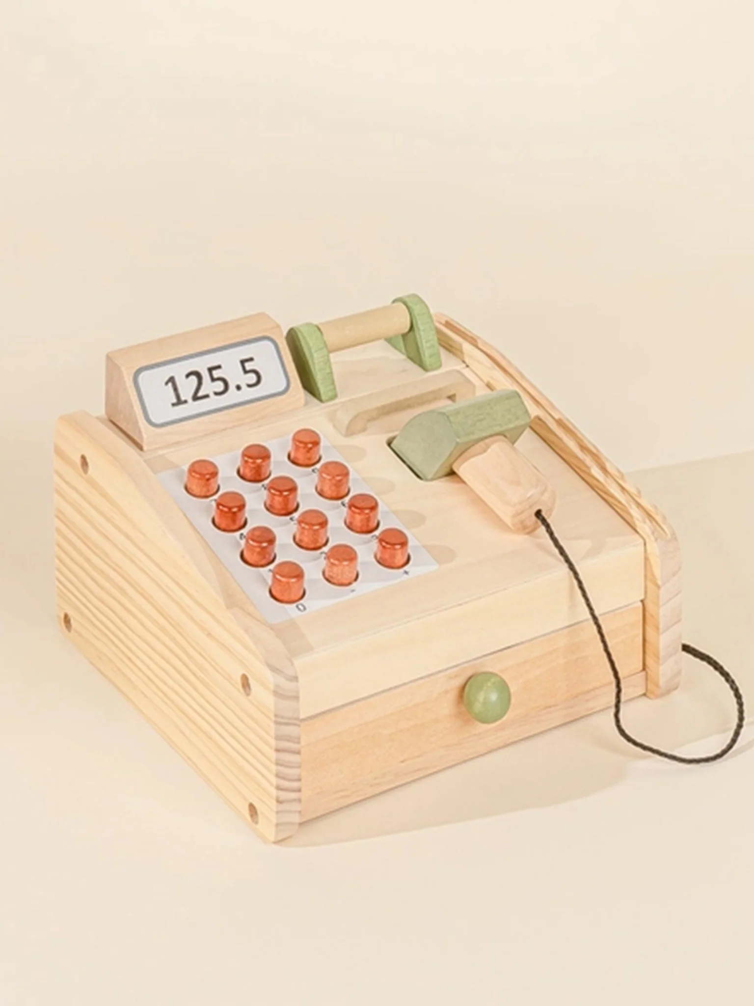 Wooden Cash Register Play Set