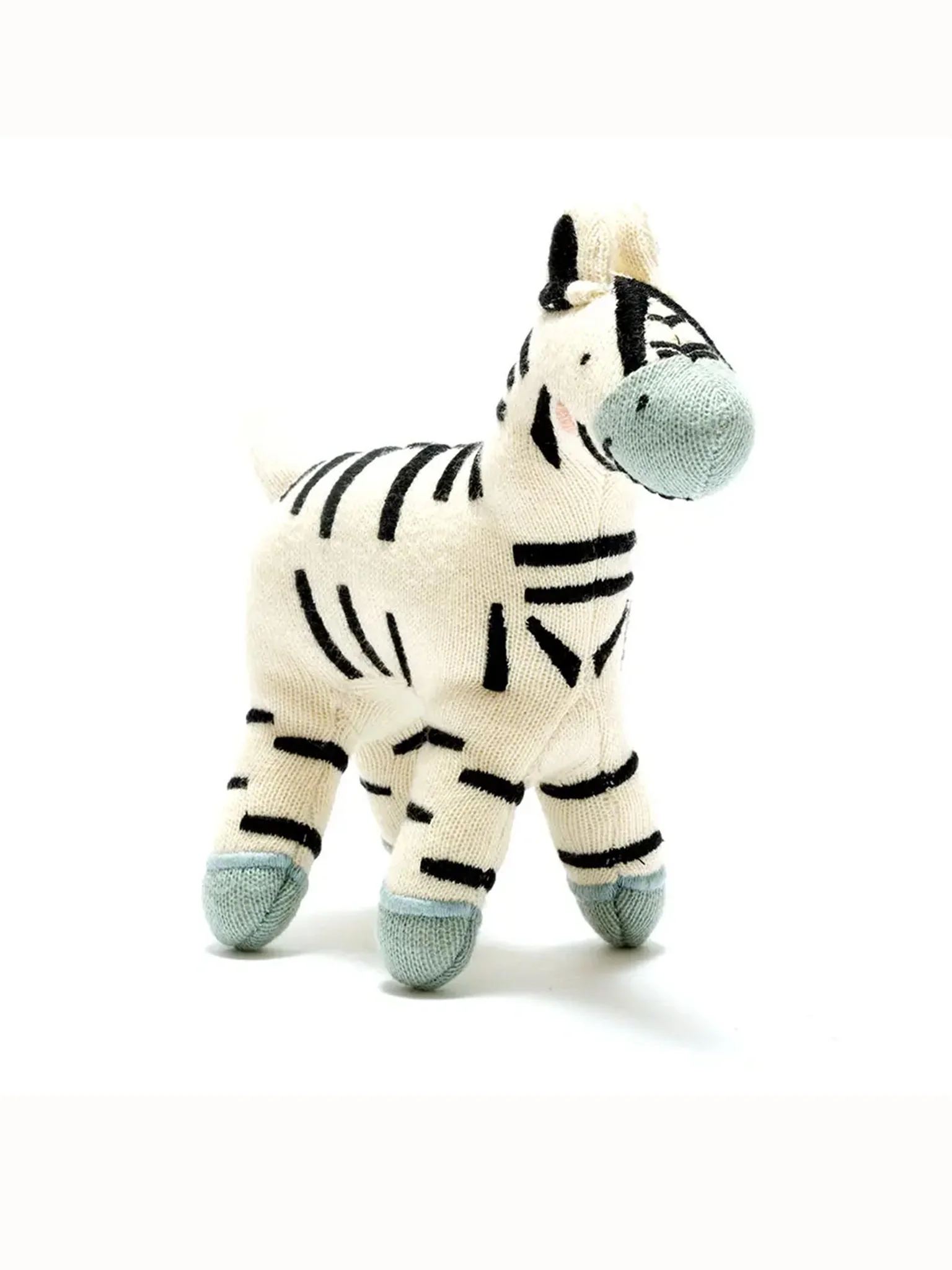 Organic Cotton Knitted Zebra