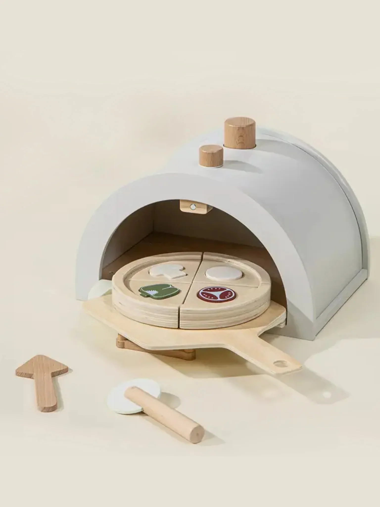 Wooden Pizza Oven Playset