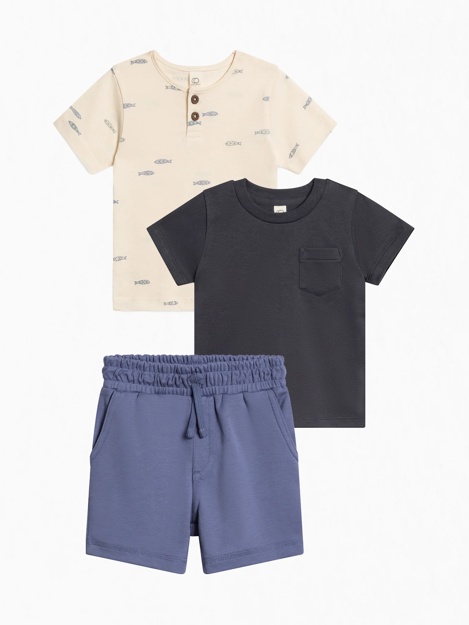 Organic 3 Piece  Boys Summer Bundle