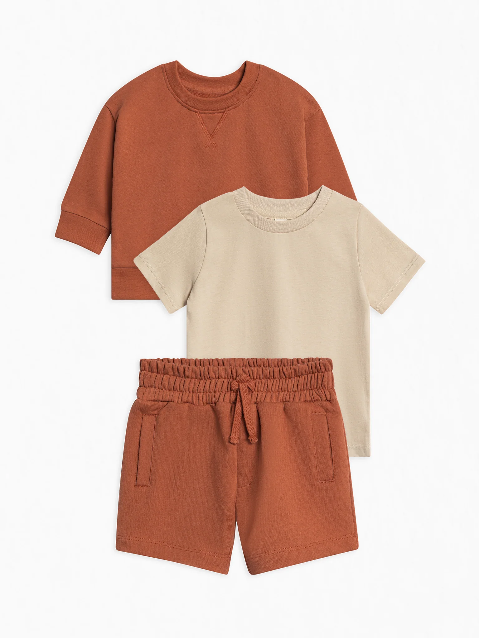 Organic 3 Piece  French Terry Summer Bundle
