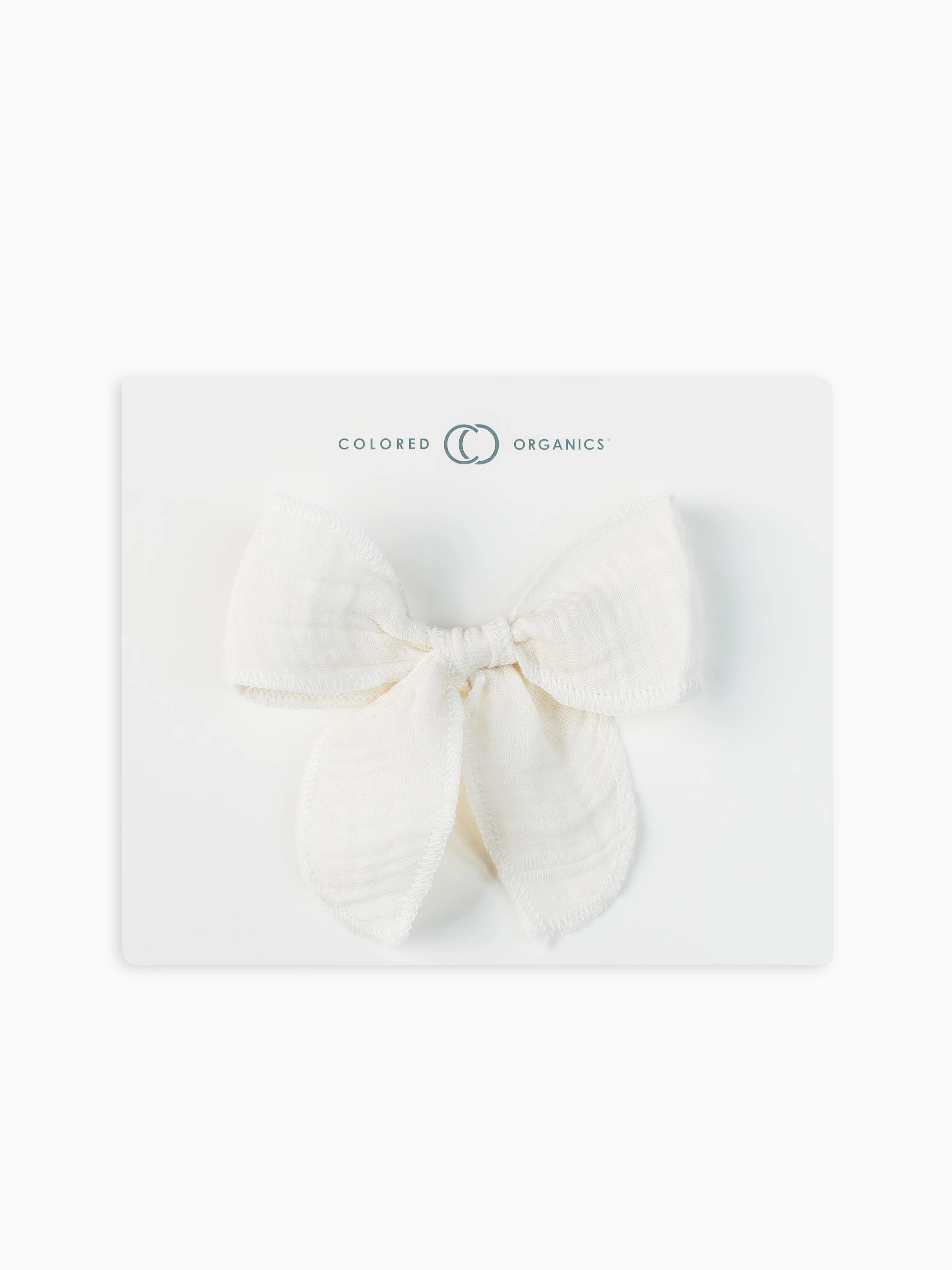 Muslin Bow Hair Clip
