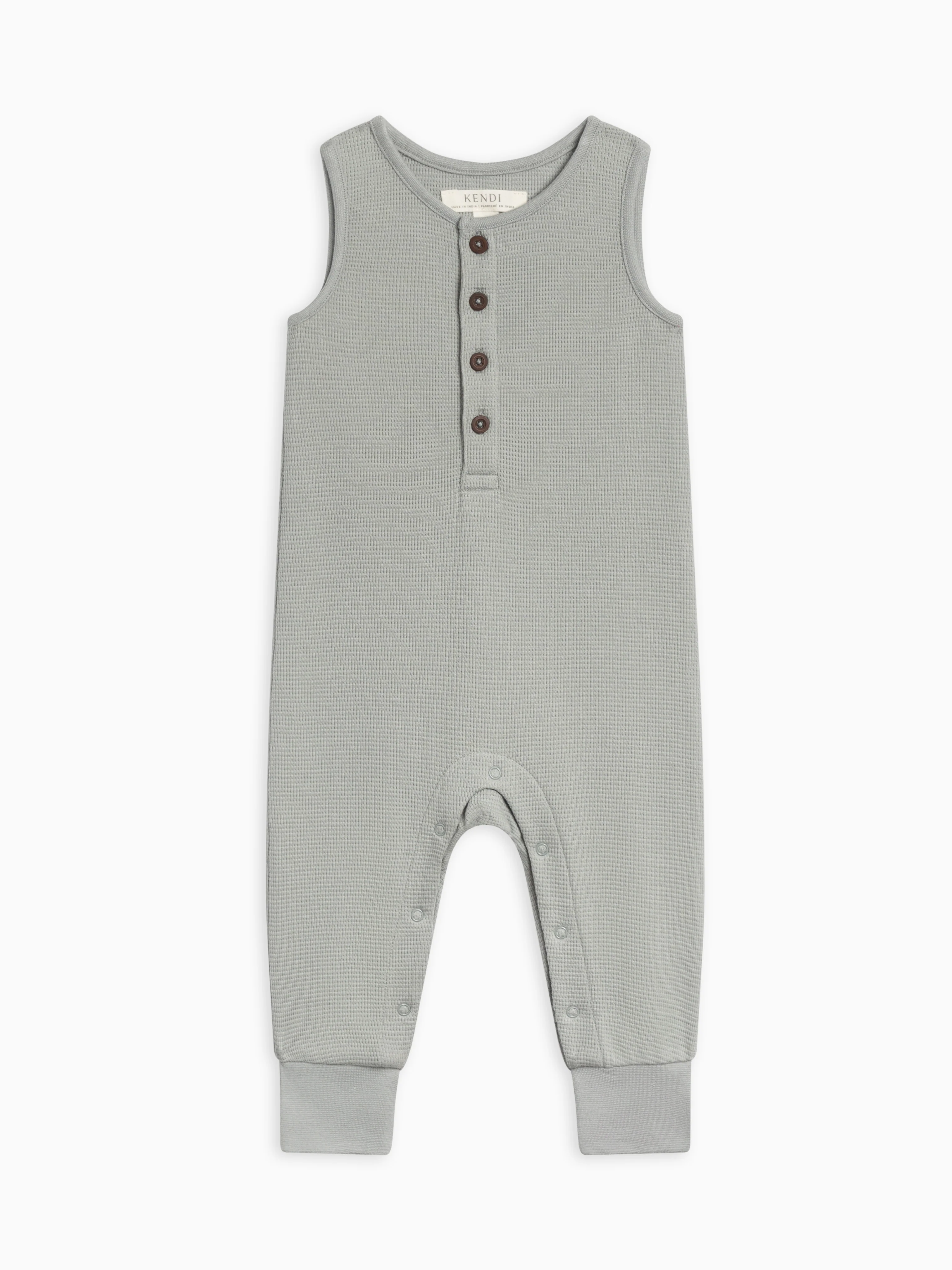 Wade Waffle Tank Romper