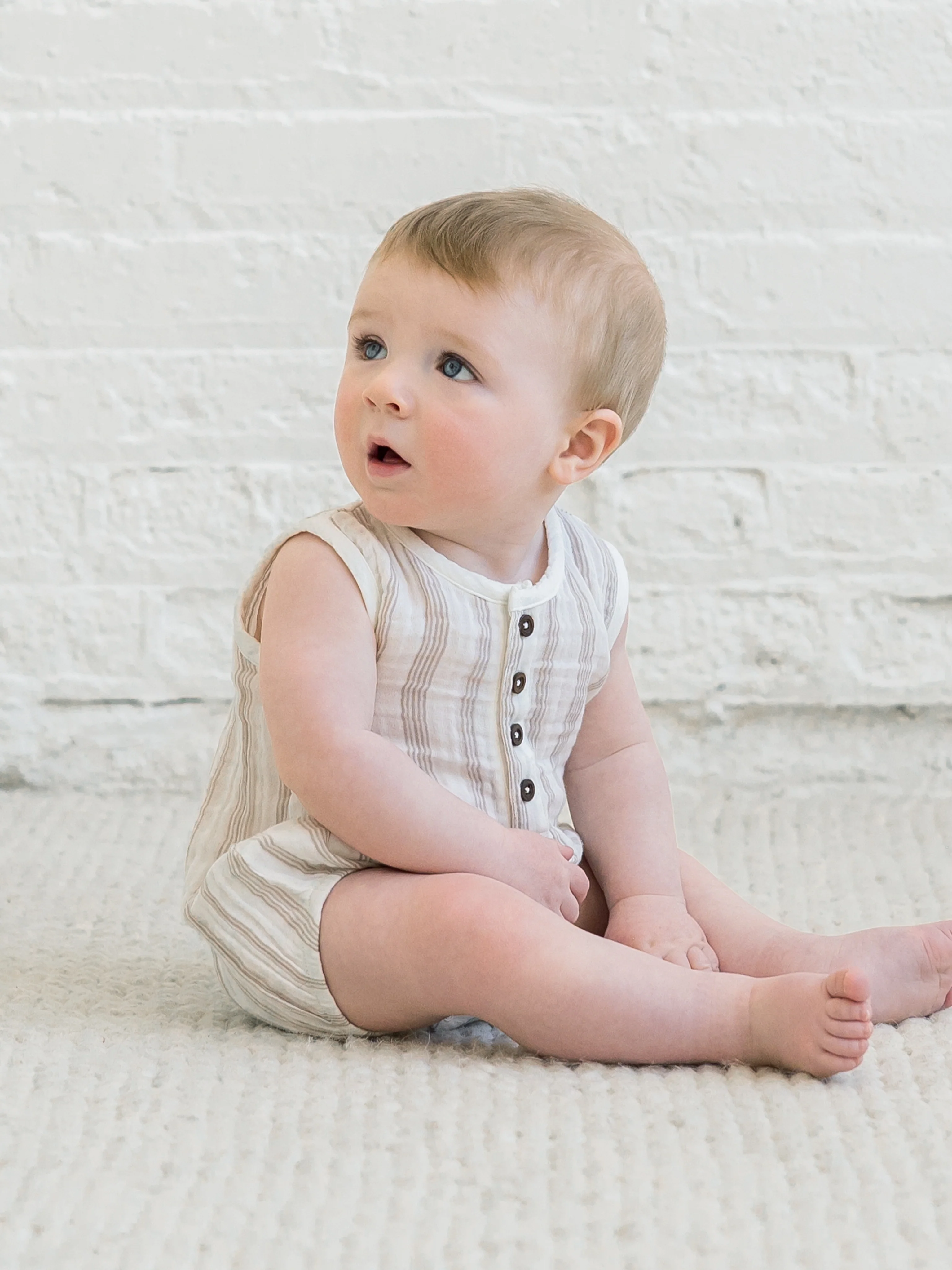 Bowie Muslin Bubble Romper