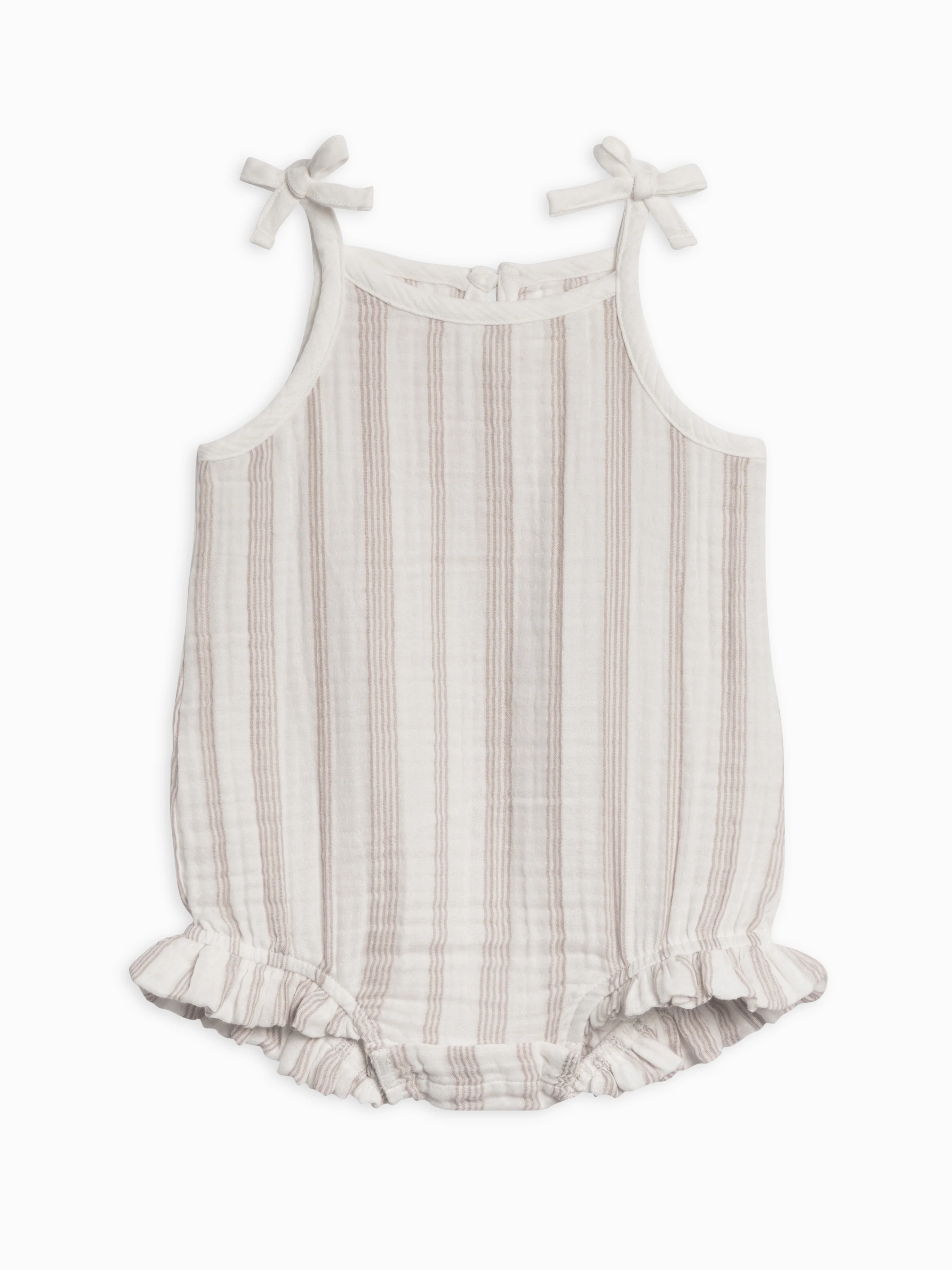 Ada Muslin Ruffle Tank Romper