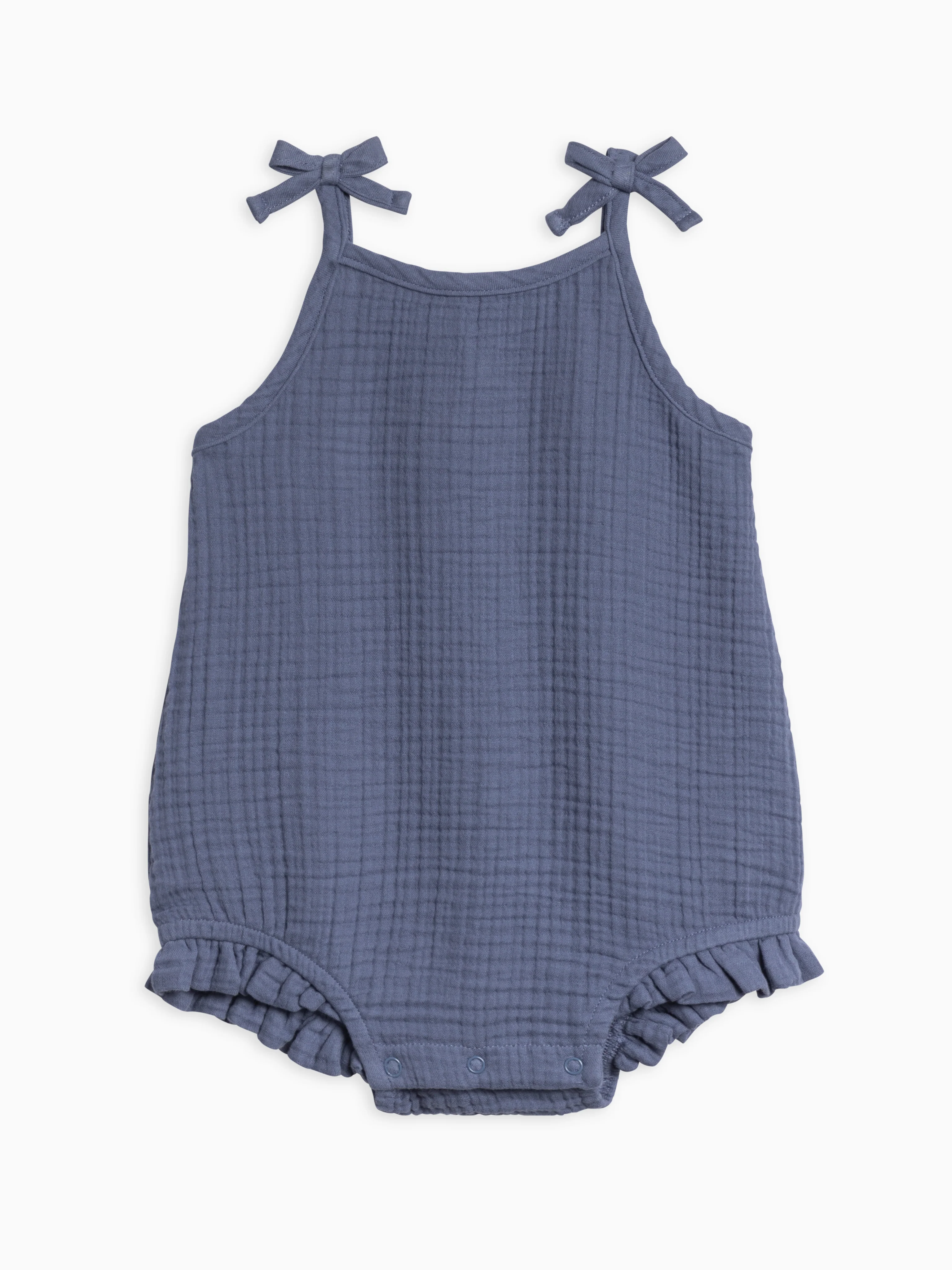 Ada Muslin Ruffle Tank Romper