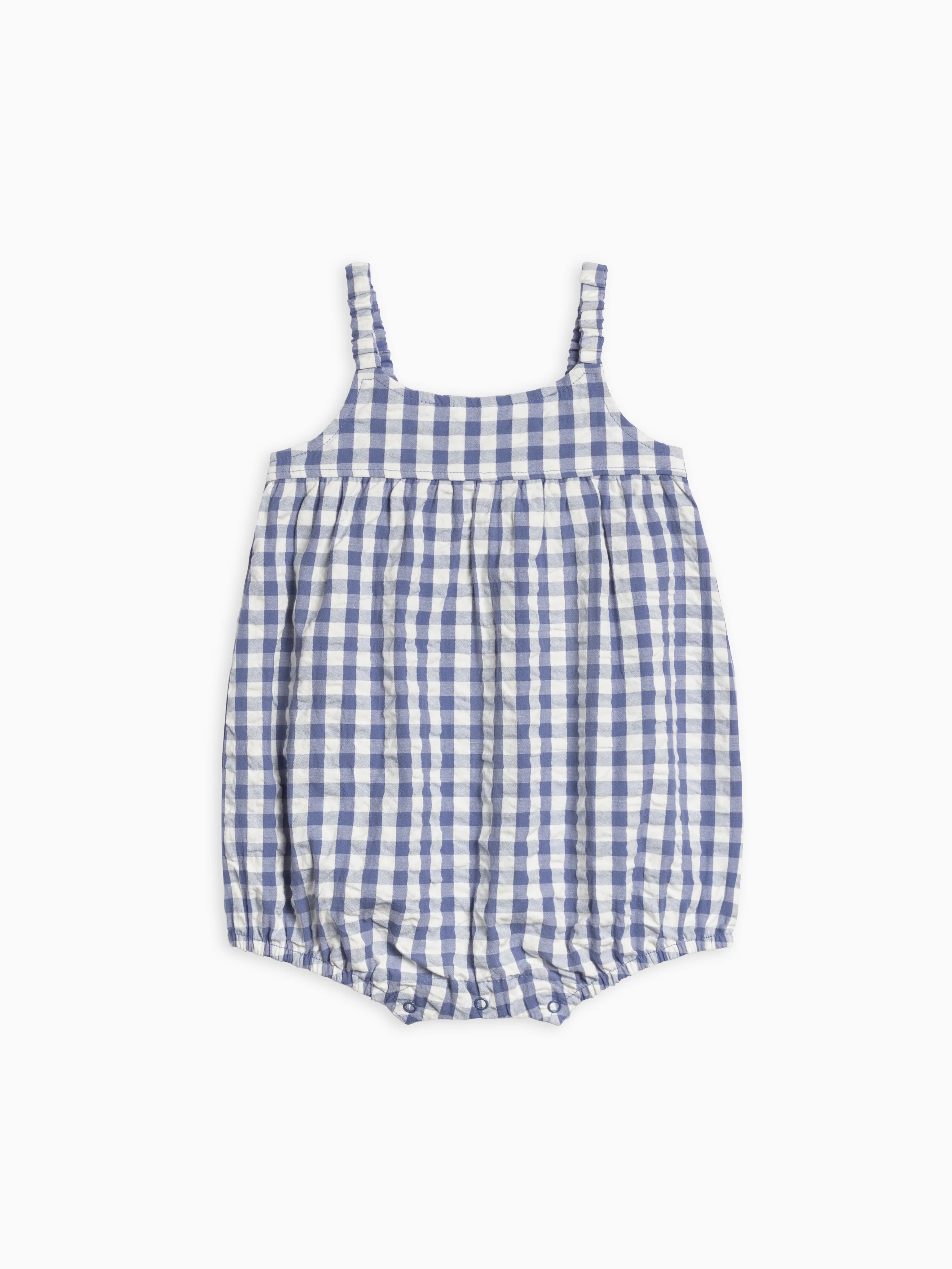 Caspia Seersucker Bubble Romper
