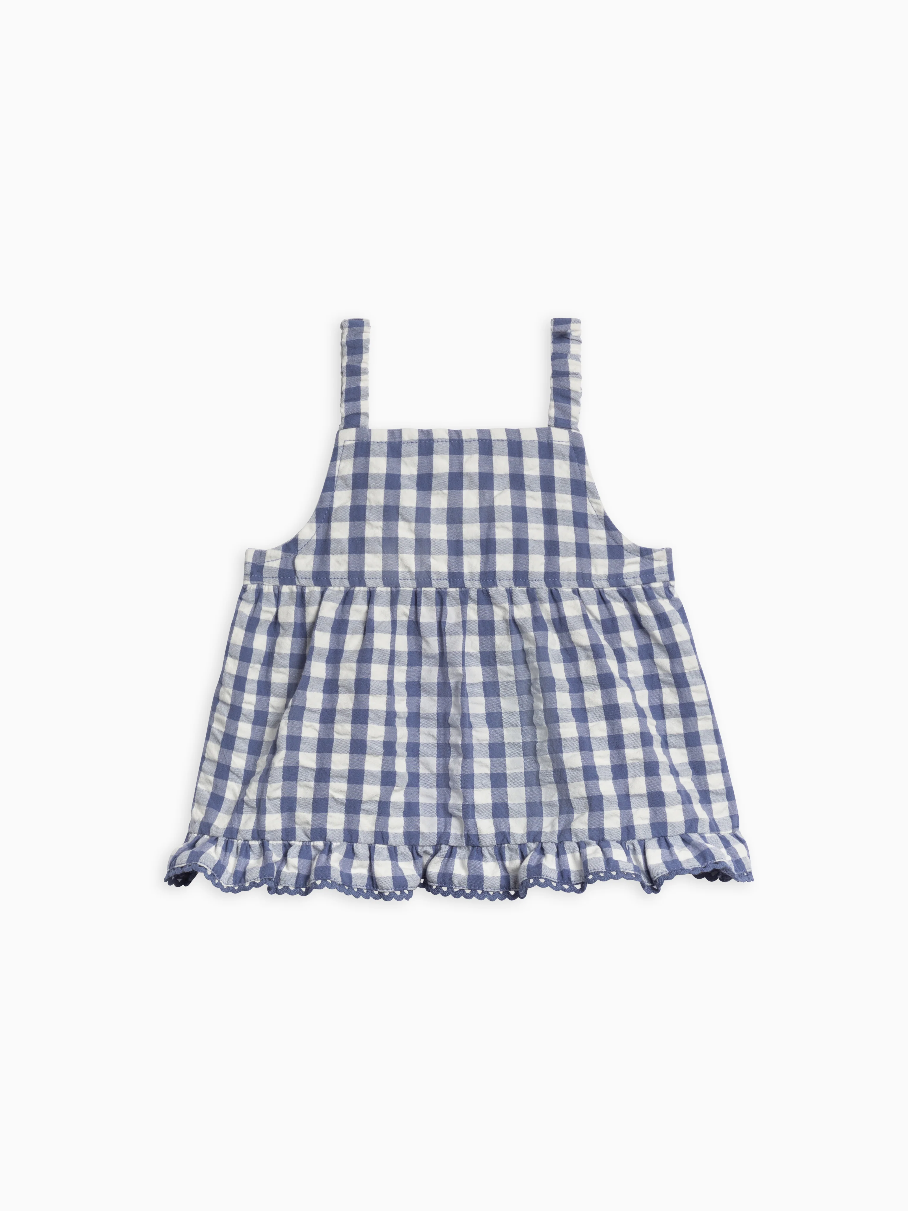Ember Seersucker Ruffle Tank