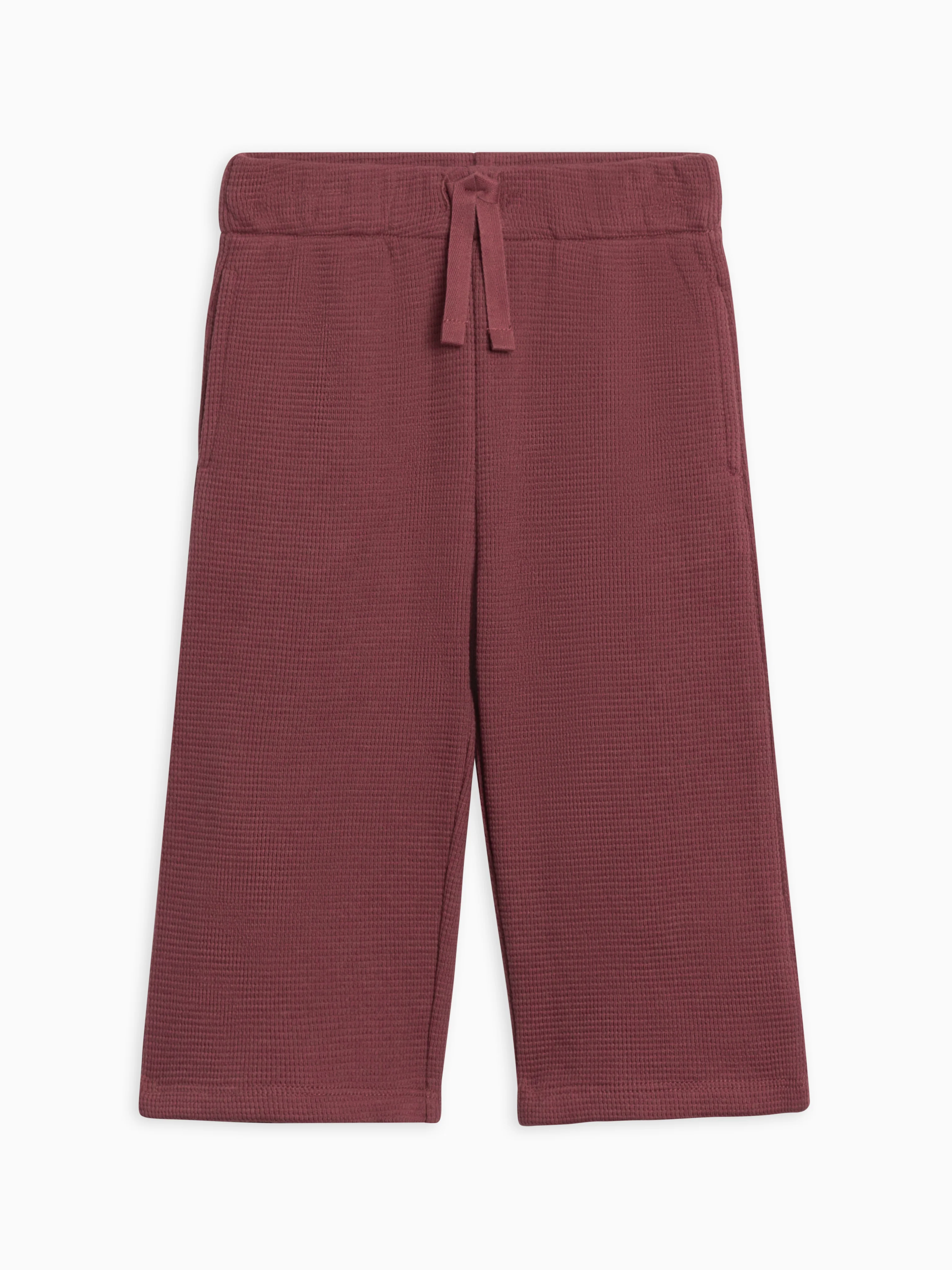 Clove Waffle Knit Straight Leg Pants