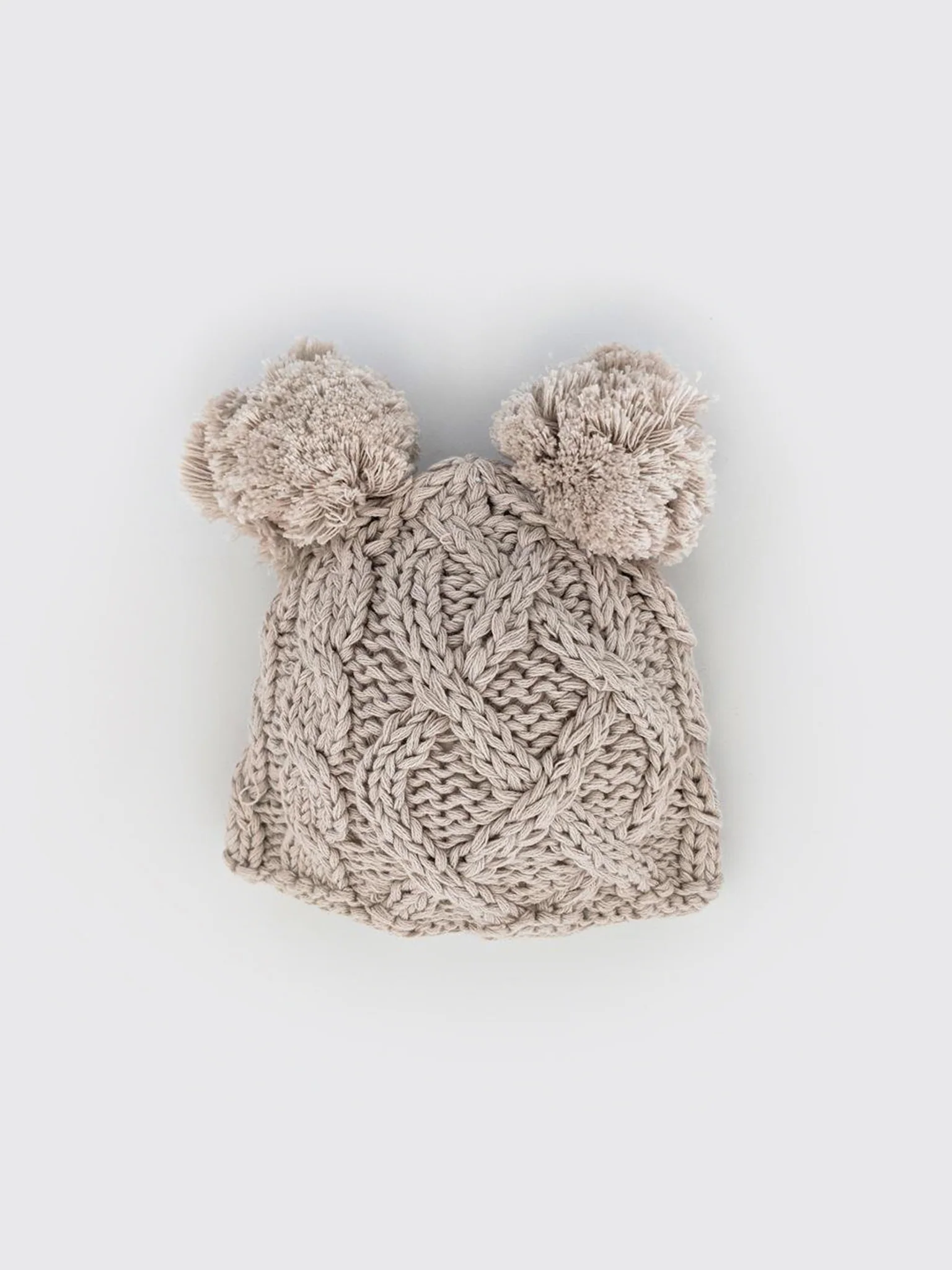 Newborn Double Pom Pom Hat