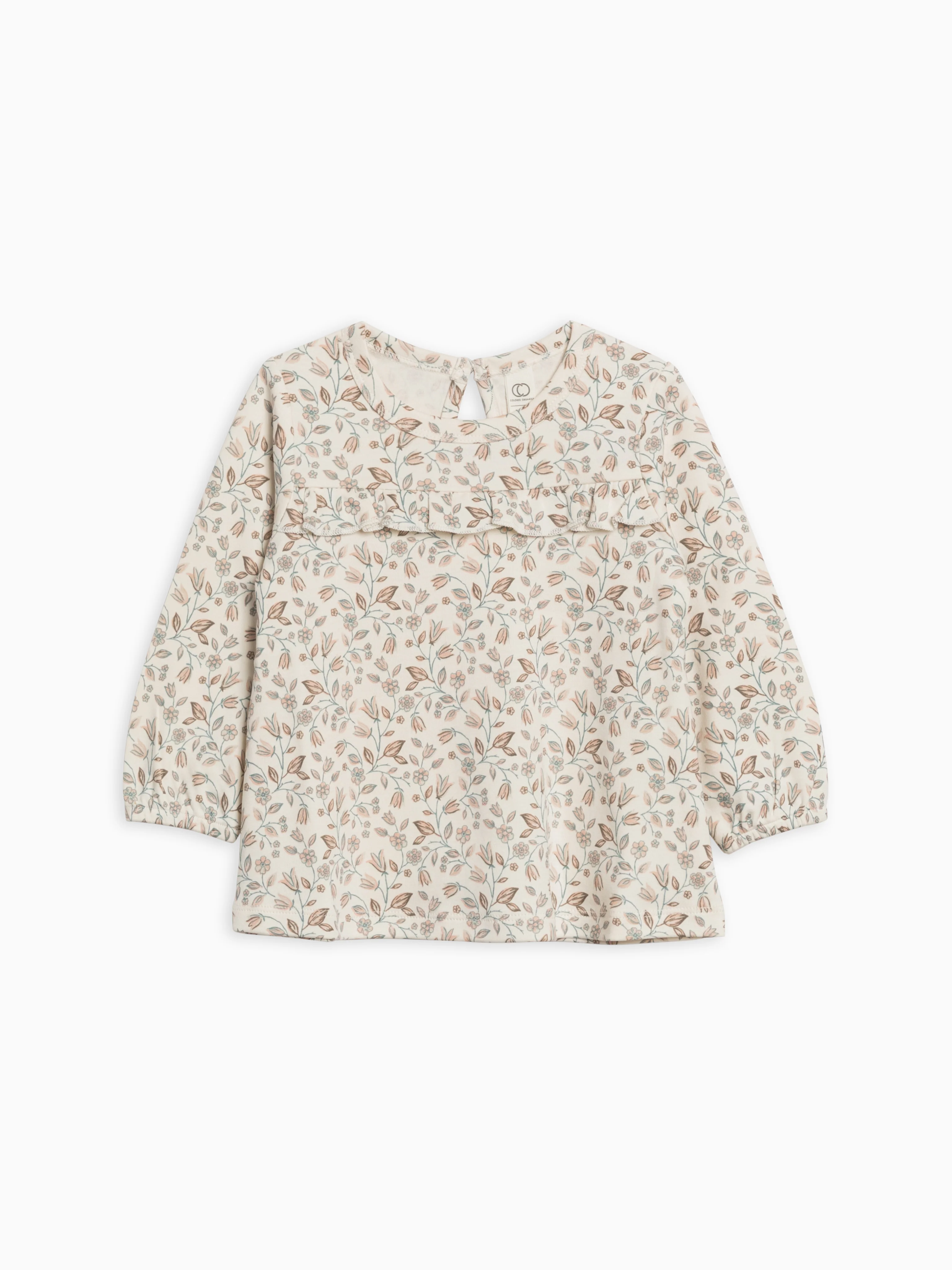 Yuma Floral / Teal + Taupe / 3T