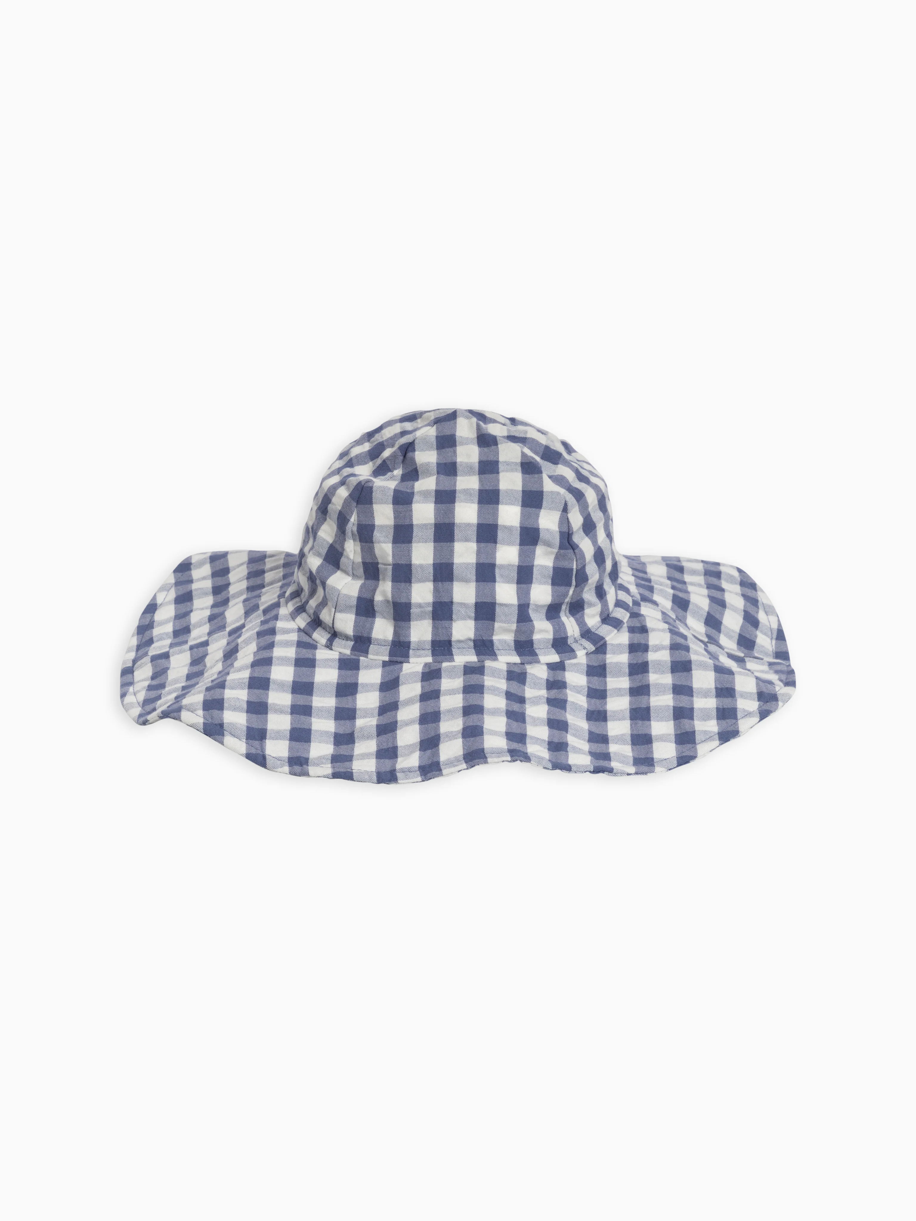 Seersucker Sun Hat