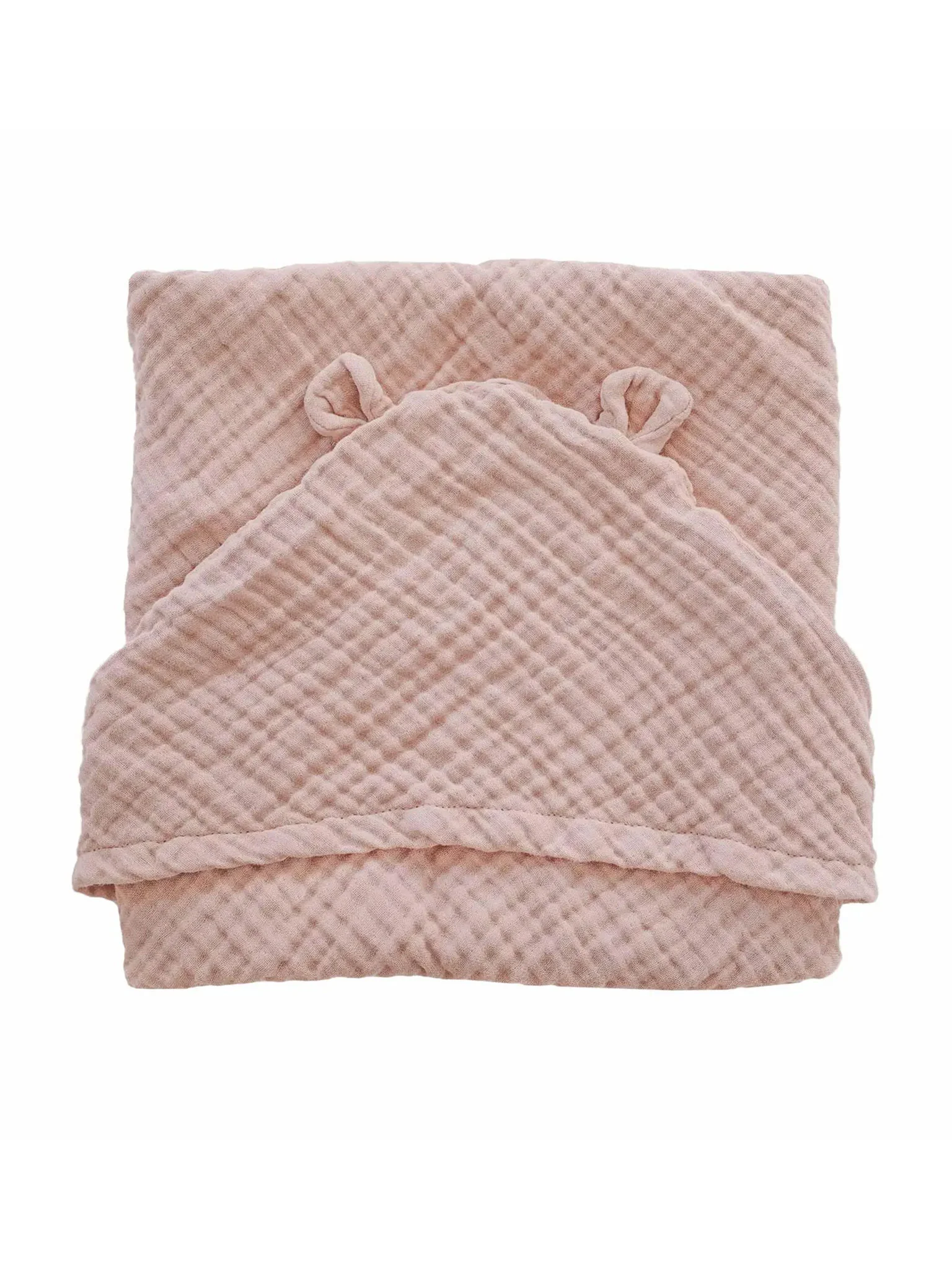 Organic Muslin Hooded Towel